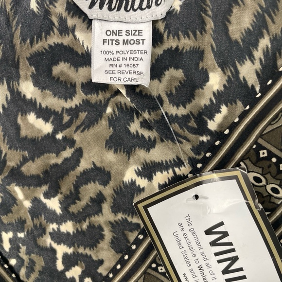 NWT Short V- Neck Kaftan Womens Aztec Print Multicolor Dress - Picture 5 of 5